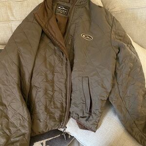 Drake Men's Quilted Olive Jacket